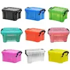 Box with Locking Lid Jewelry Storage Case Container for Art