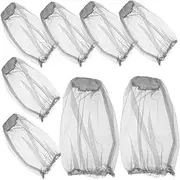 SUPVOX Insect Hat Mosquito Netting Large Brim for Outdoor Protection for Hiking Jungle Trips and Bug- Adventure Grey