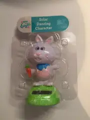 New White Bunny Rabbit solar dancer Dancing Spring Summer Easter Bobble Head Toy