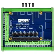 HCDC Raspberry Pi A+ 3A+ B+ 2B 3B 3B+ 4B Zero Zero-W Terminal Block Module - Gre