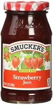 Smucker's Seedless Strawberry Jam, 12 Ounce [6-Jars]