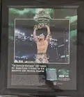 Cody Rhodes WWE Wrestlemania 40 Framed 15x17 Match Used Canvas Rare 238 of 500