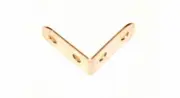 Meccano Lot of 38 Angle Brackets 1"x1" Part 12a Stamped Meccano, Metal NEW. NOS