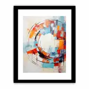 Circle Abstract Framed Art Framed print Art Poster