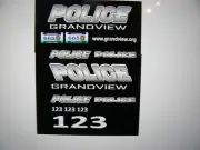 Grandview Missouri Police Patrol Vehicle Decals 1:24 Custom