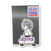 Girl Sticker One-Way Cute Quirky Fun Sulky Eyes Decal B-Side Label Japan