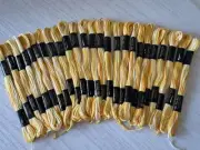 Coats & Clark Embroidery Floss Thread~Lot of 25 skeins~Variegated Yellow