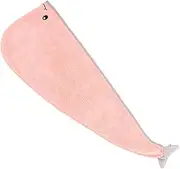 Gogogmee Super Absorbent Hair Cap Fleece Dry Towel Wrap for Women Girls Cartoon Animal Tail Design Soft Gentle Fabric Hair Dryer Accessory