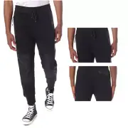 MENS DIESEL SWEAT PANTS W32/L32 P-GRAND NYLON PATCH BLACK ZIPPED POCKET |SALE