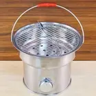 Incinerator Backyard Firepit Outside Fire Pot for Hiking Garden Parties