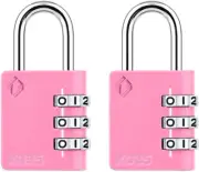 Combination Lock, 3-Digit Padlock for School Gym Sports Lockerlock, Fence, Toolb