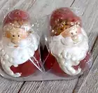 Ceramic Santa salt and pepper shakers