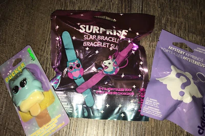 Claire’s Blind Bag Jewelry Bracelet Keychain Lipgloss Backpack Clip Lot Easter
