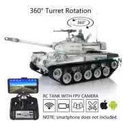 1/16 Henglong 7.0 FPV Customized Walker Bulldog RTR RC Tank 3839 Metal Wheels