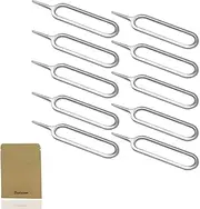 10 pcs SIM Card Ejector Removal Tool Pin for all Models iPhone(3G / 3GS / 4 / 4S / 5 / 5S / 6 / 6 Plus / 6s / 6s Plus / SE / 7 / 7 Plus / 8 Plus / iPhone X) , iPods&iPad, Samsung Galaxy , LG, Huawei