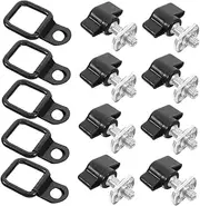 8 Sets Roof Quick Release Screws Vehicle Trunk Hooks Car Pull Ring Hooks Trunk Bed Hooks Car Pull Rings Trunk Pull Ring Hooks Trunk Bed Ring Automotive Roof Hooks Car Roof Hooks