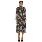 Zimmermann Luminosity Tubular silk midi dress new size 6