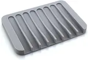 Bathroom Soap Dishes Dish Holder Stand Saver Tray Case for Shower-Silicone Rubber Drainer Dishes for Bar Soap Sponge Scrubber Bathroom Kitchen Sink-Dishwasher Safe-Drains Water,Extends Soap Life