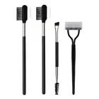 Eyebrow Brush Eyelash Separator Brow Comb & Lash Spoolie Professional Eye Makeup