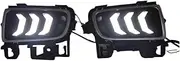 LED DRL Daytime Running Light Front Fog Lamps with Turn Signal Assembly Accessories Compatible With Mazda 6 2005 2006 2007 2008 2009