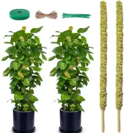 Moss Pole Plant Stakes Support 25 Inch Coco Coir Pole Plants Monstera Indoor Pl