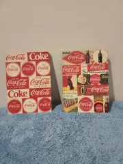Coca Cola Blank Note Books Coca-Cola Coke In Bottles Pad x2 Unused