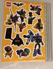 LEGO The Batman Movie Target Exclusive Limited Edition 10x Sticker Sheets NEW!!!