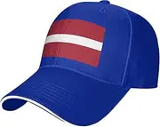 [SSIULUS] Flag of Latvia Casquette Cap Hats,Trucker,Baseball Cap with Snapback,Perfect for Summer,Golf