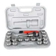 17 Pack MT3 ER-40 Set Spring Collet Chuck 1/2"-20 Thread 0.0005" With Case