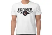 Foo Fighters Unisex Adult Flash Wings T-Shirt (White) - UTRO1758