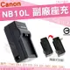 【小咖龍】 Canon NB-10L NB10L 副廠充電器 座充 坐充 PowerShot G1X G3X G16 G15 SX60 SX50 SX40 HS 保固90天