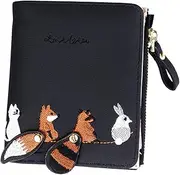 [LIFKOME] 1pc Critter Print Wallet Cute Wallets for Women Accessories Keychain Pouch Card Holder Lanyard Money Card Coin Bag Replica Bag Bank Coin Purse Women Zips Belt Pu Leather