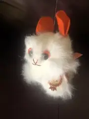 Vintage 1960’s NOS FUR WHITE TOY JERRY ELSNER RARE Bunny/Rabbit NWT
