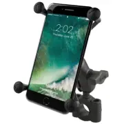 RAM Torque Base Mount w/ X-Grip Holder for 3/4" - 1" Rails Fits Plus Size Phones