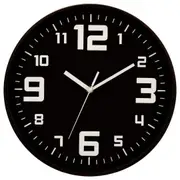 Wall Clock 5five Black Polypropylene 30 Cm