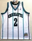 NWT Mitchell & Ness 1994-1995 Charlotte Hornets Larry Johnson Jersey White XL