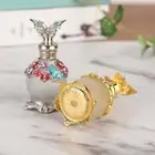Empty Refillable Bottles Gold Butterfly Perfume Bottle Essential Oil Container
