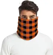 [Caihoyu] Neck Warmer Gaiter for Men &Women Thicken Knitted Windproof Neck Warmer Men Women Cold Weather Scottish Plaid, Multicolor