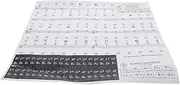 ERINGOGO Beginner Piano Keyboard Stickers Professional Design Easy to Apply Remove Non-damaging for Piano