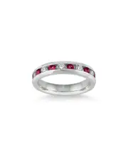 Gem Spark 14K 1.18 ct. tw. Diamond & Ruby Ring
