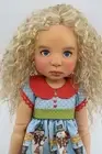 Monique NANCY Wig Bld Pale Blonde Size 11-12 SD BJD shown on My Meadow ARDYN