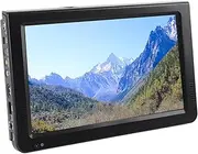 10-Inch Portable TV with Remote Control, 1024x600 Resolution Color TFT-LED 16:9 Monitor 4000mAh Rechargeable ATSC Digital TV with Antenna & Power Adapter & 12Volt Car Charge
