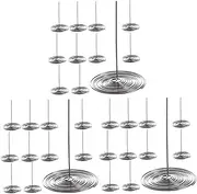 KICHOUSE 60pcs Stainless Steel Spring Tea Pot Strainers for Loose Tea Filters for Brewing for Home Use