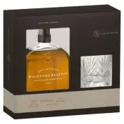 Woodford Reserve Bourbon + Premium Old Fashioned Glass Gift Pack 700mL Bottle