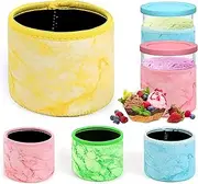 Pack of 4 Ice Cream Neoprene Cases for Ninja Creami NC500 NC501, Accessories for Ninja Creami Deluxe Container, Reusable Neoprene Case, 24 oz