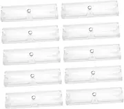 [Healeved] 10Pcs Sunglasses Travel Case Fashionable Eyewear Storage Box with Snap Buckle Closure Durable Material Efficient Organizer for Easy Access and Display of Glasses