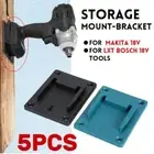 Tool Holder Hanger Dock Mount For Bosch & Makita 18V Cordless Drill ABS Plastic
