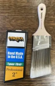 Corona Cool Red-Gold Nylon/Polyester Angular 2” Paint Brush
