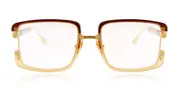 Anna-Karin Karlsson TOO HANDSOME - OPTICAL Tobacco Gold Men's Glasses Brown Size 55 - Private Health Rebate - Blue Light Block Available