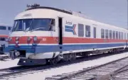 Amtrak ANF Turbo-liner #63 Passenger Train Postcard (A3)